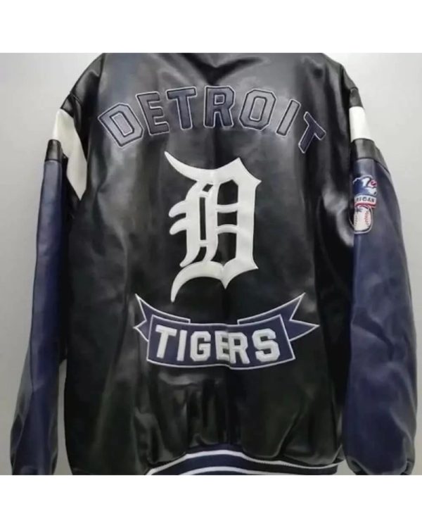 Vtg MLB G-III Detroit Tigers Leather Jacket