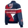 Washington Nationals Leather World Series Champions Jacket
