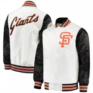 White San Francisco Giants The Legend Satin Jacket