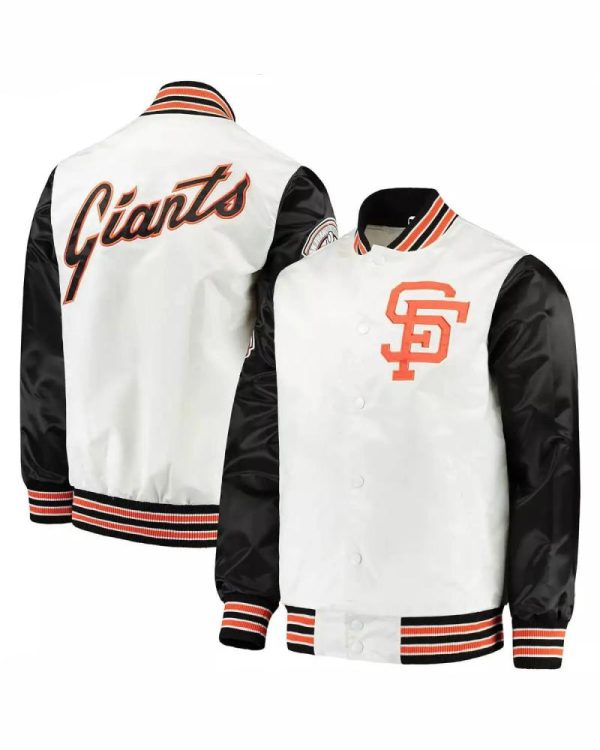 White San Francisco Giants The Legend Satin Jacket