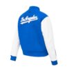 Los Angeles Dodgers Pro Standard Royal Wool Full-Zip Varsity Jacket
