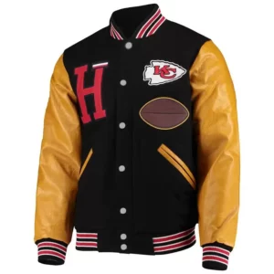 Black Gold Kansas City Chiefs NFL Varsity Jacket