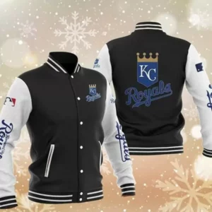 MLB Black Kansas City Royals Baseball Varsity Jacket