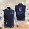 MLB Blue Kansas City Royals Baseball Varsity Jacket