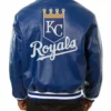 MLB Blue Kansas City Royals Leather Jacket