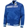 MLB Blue Kansas City Royals Satin Jacket