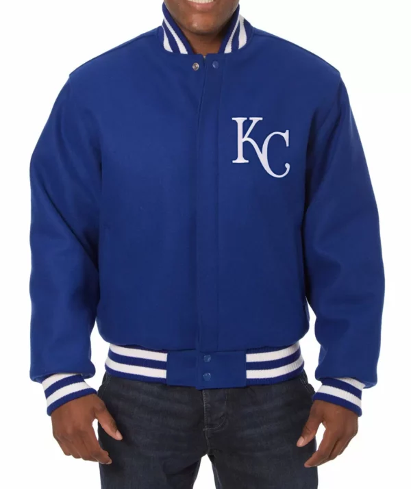 MLB Blue Kansas City Royals Varsity Jacket