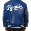 MLB Kansas City Royals Blue Leather Jacket