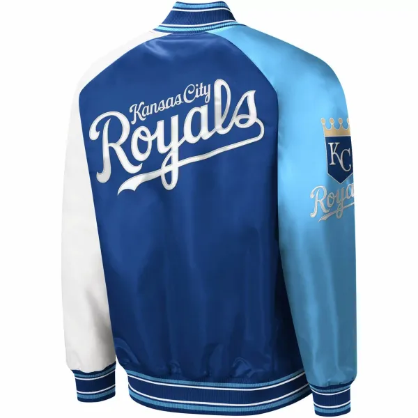 MLB Kansas City Royals Reliever Satin Jacket
