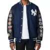 MLB New York Yankees Wool Leather Jacket