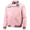 MLS Team Inter Miami CF Pink Satin Jacket