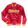 Atlanta Hawks Satin Varsity Jacket