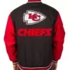 NFL Kansas City Chiefs Black And Red Textile Jacket