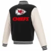 NFL Kansas City Chiefs Black And White Varsity Jacket