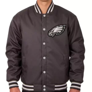 Philadelphia Eagles Brown Textile Jacket