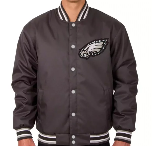 Philadelphia Eagles Brown Textile Jacket