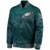 Philadelphia Eagles Green Satin Jacket