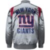 New York Giants Starter NFL Gray Satin Jacket