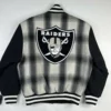 Vintage 90’s LA Raiders NFL Jeff Hamilton Varsity Letterman Jacket