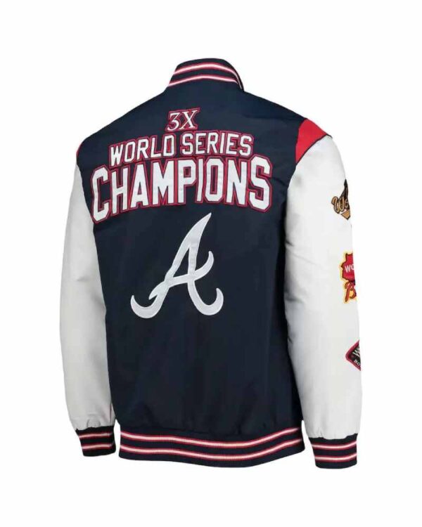 Atlanta Braves 3x World Series Champions Bomber Jacket