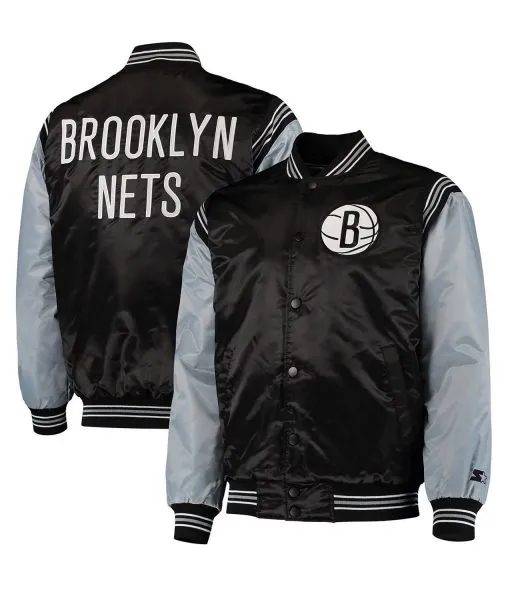 Black/Gray Brooklyn Nets The Enforcer Jacket