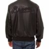 Black MLB Atlanta Braves Leather Jacket