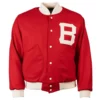 Red 1939 Boston Bees Varsity Wool Jacket