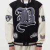 Brooklyn Nets Wool and Leather Jacket