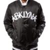 Brooklyn Nets Black Full-Snap Jacket
