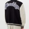 Brooklyn Nets Wool and Leather Jacket