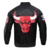 Chicago Bulls Big Logo Satin Jacket