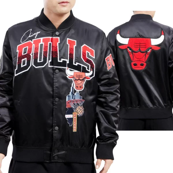 Chicago Bulls Home Town Satin Jacket