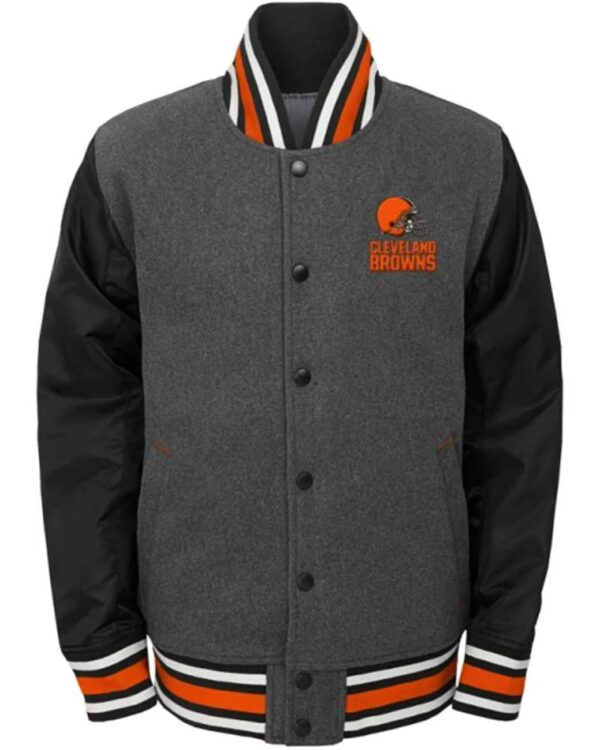 Cleveland Browns Baseball Varsity Jacket