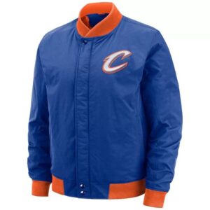 Cleveland Cavaliers Blue Bomber Jacket