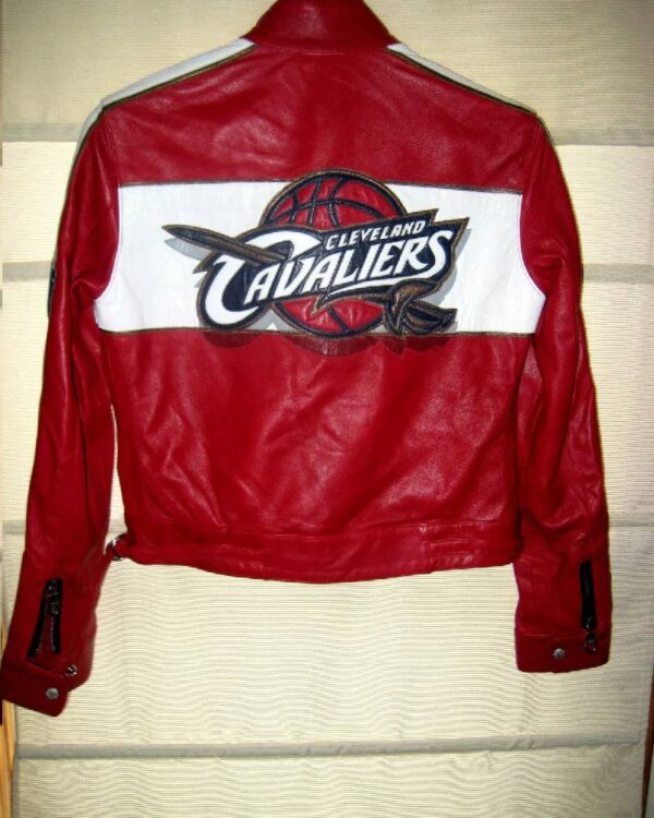 Cleveland Cavaliers Jeff Hamilton Red Leather Jacket