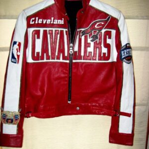 Cleveland Cavaliers Jeff Hamilton Red Leather Jacket