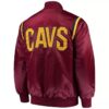Cleveland Cavaliers Wine Full Snap Jacket