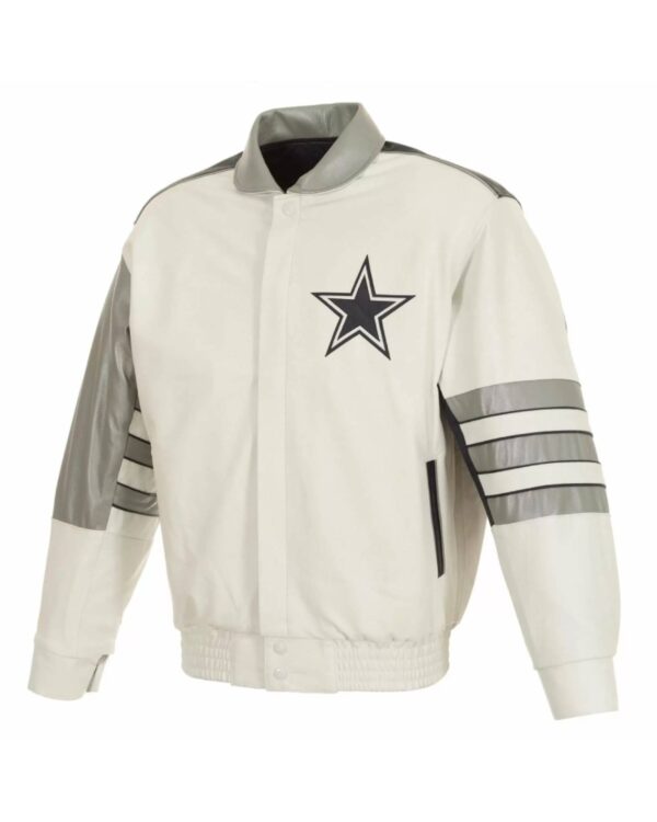 Dallas Cowboys JH Design White Jacket