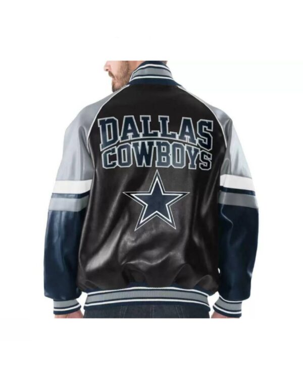 Dallas Cowboys NFL Multicolor Leather Jacket