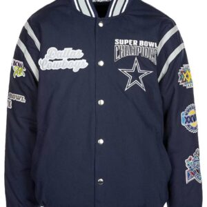 Dallas Cowboys Super Bowl 5 Time Champions Jacket