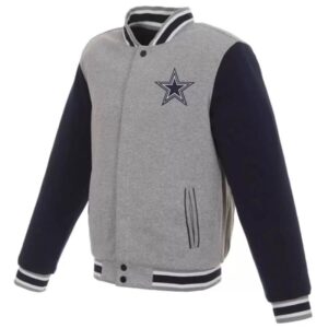 Dallas Cowboys Two Tone JH Design Snap Jacket