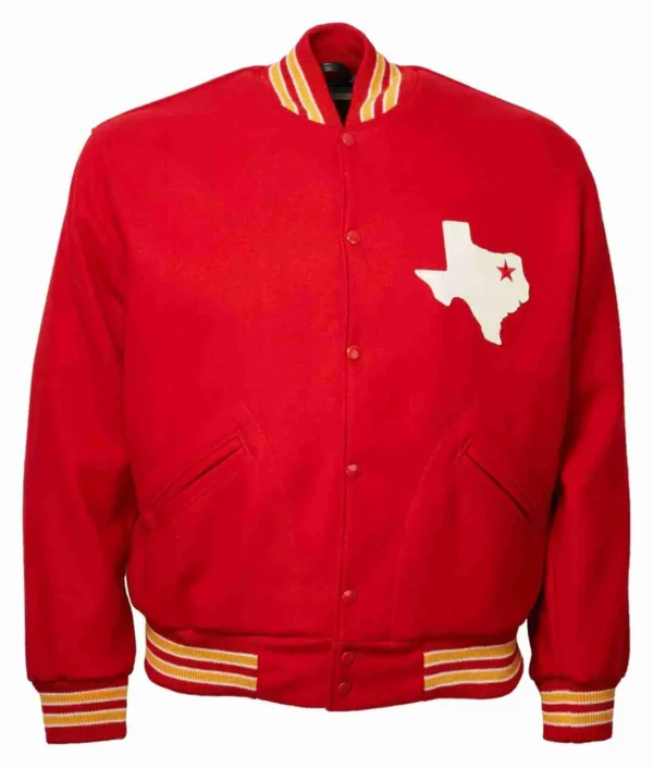 Dallas Texans 1960 Red Wool Varsity Jacket