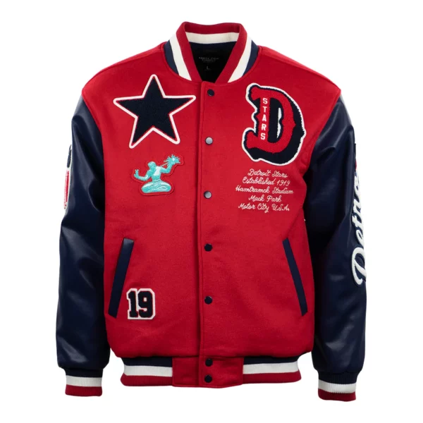 Detroit Stars Vintage Inspired Varsity Jacket