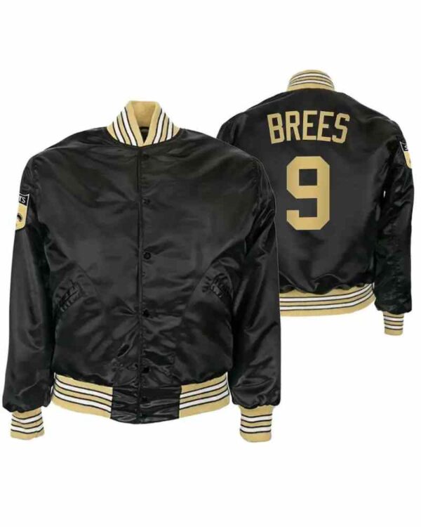 Drew Brees New Orleans Saints NFL Satin Jacket