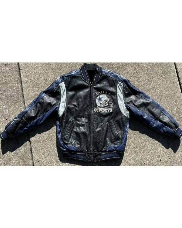 G-lll Carl Banks NFL Dallas Cowboys Leather Jacket