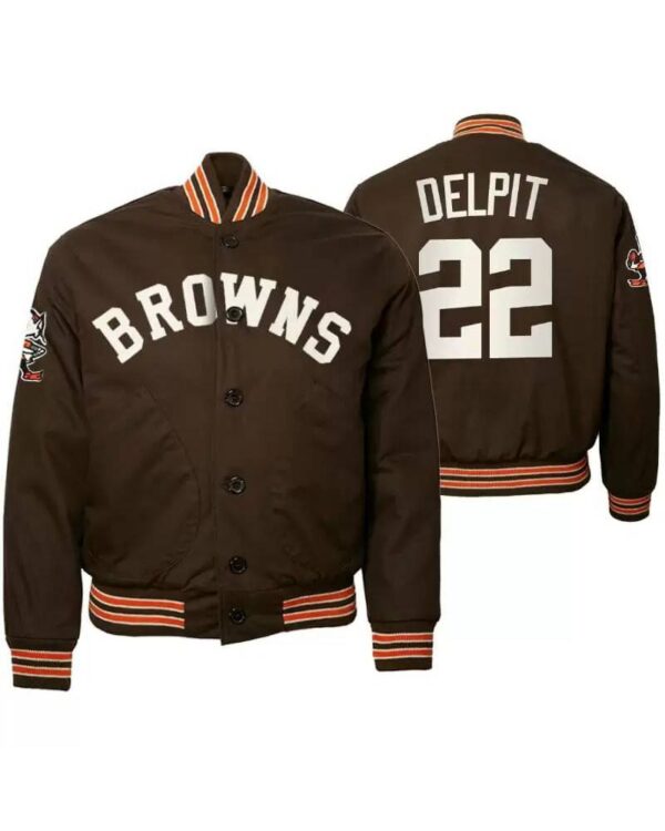 Grant Delpit Cleveland Browns NFL Satin Jacket