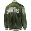 Green Cleveland Cavaliers Full Snap Satin Jacket
