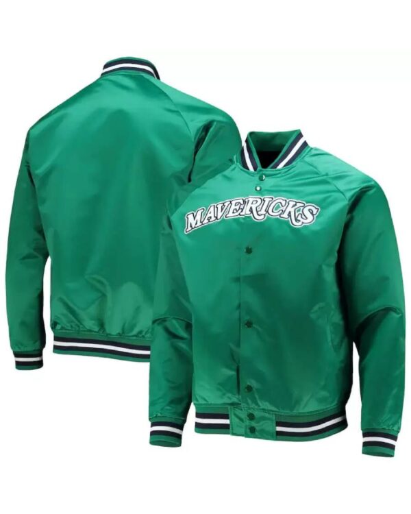 Green NBA Dallas Mavericks Starter Jacket