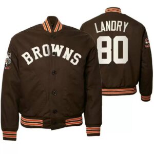 Jarvis Landry Cleveland Browns NFL Satin Jacket