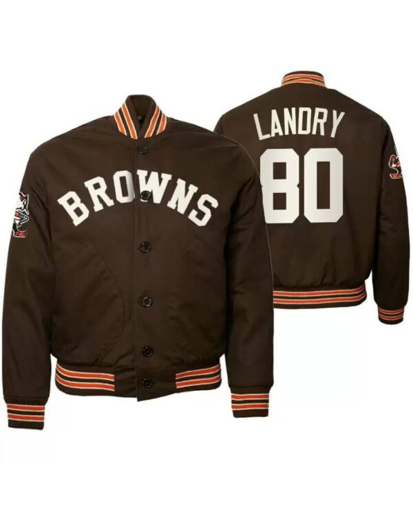 Jarvis Landry Cleveland Browns NFL Satin Jacket